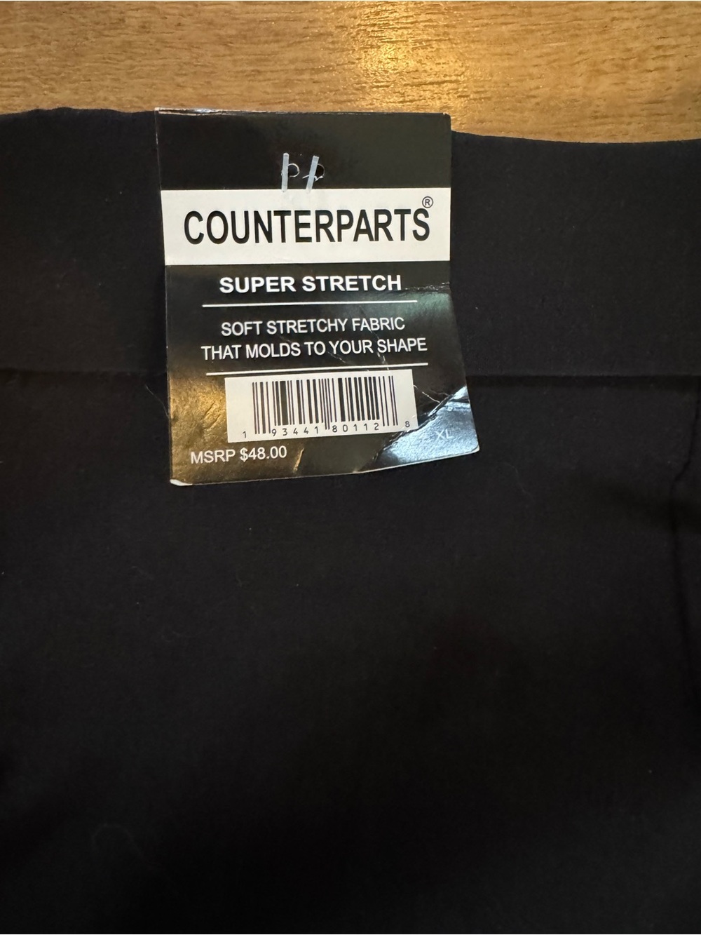 Counterparts Super Stretch Black Dress Pants Women’s XL Cropped Ankle NWT - Picture 3 of 4